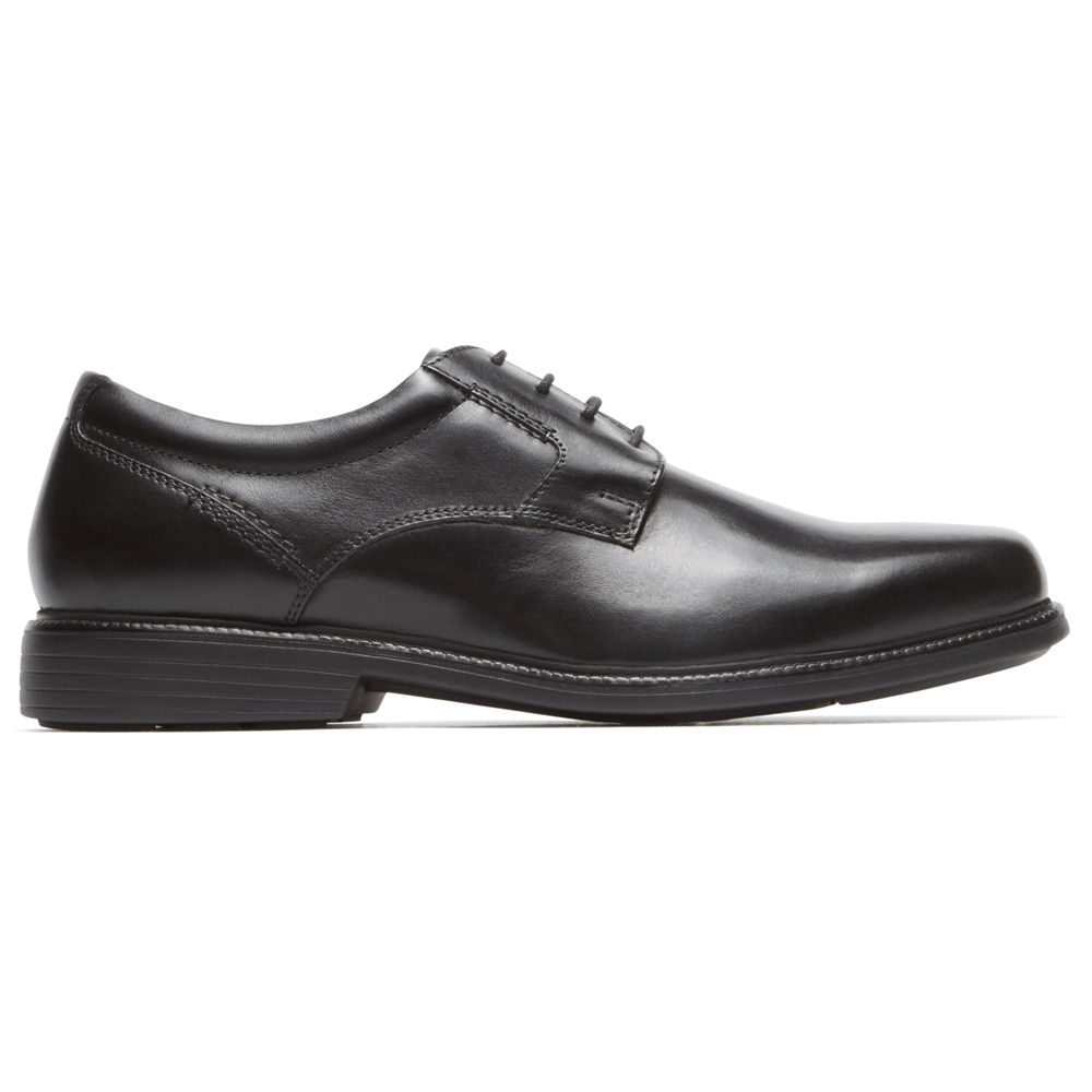 Oxfords Rockport Homem Pretas - Charles Road Plain Toe - 32481ETCO